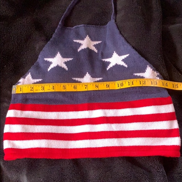 America crop top 🇺🇸🇺🇸🇺🇸❤️💙❤️💙❤️💙 - Picture 5 of 6